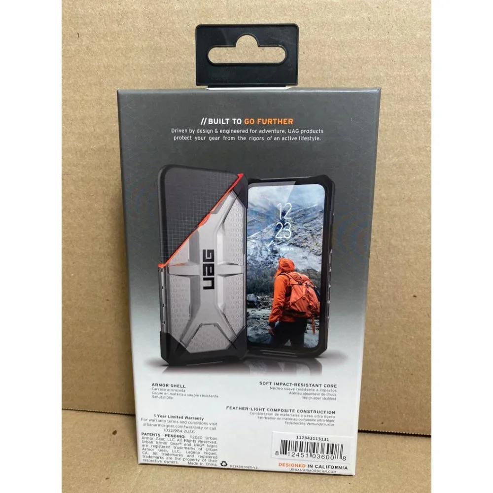 UAG iPhone 12 Mini Case Ash Clear Black Transparent Plasma‎ Series Slim light